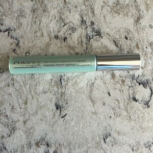 Full Size Clinique High Impact Waterproof Mascara, 01 Black, NEW